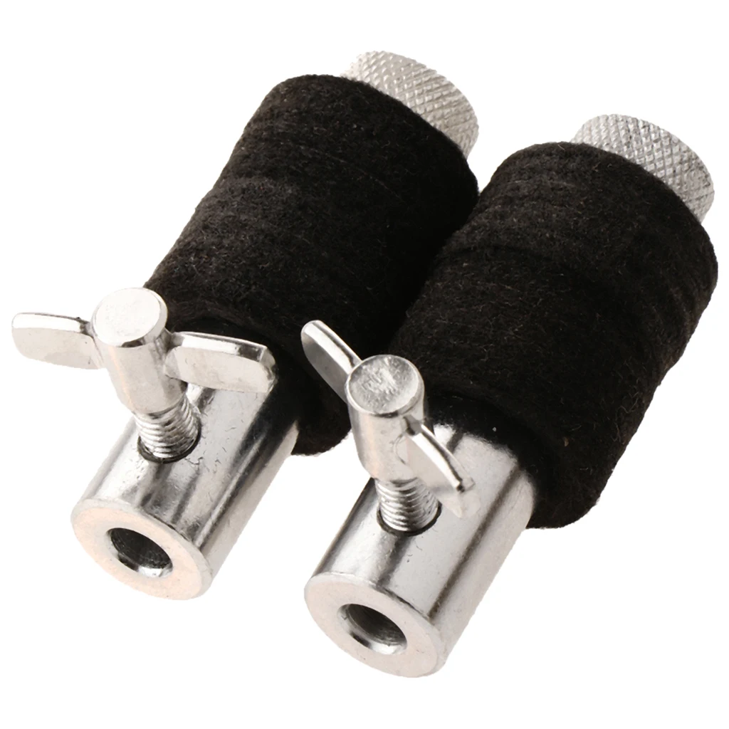 2 Pieces Metal Clutch for Hi Hat Cymbal Stand Jazz Drum Set Kit Percussion Accessory 8 x 3 x 2cm