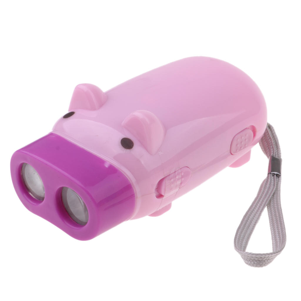 Outdoor Hand Crank Dynamo Self Powered LED Flashlight Camping Torch Light Night Lamp