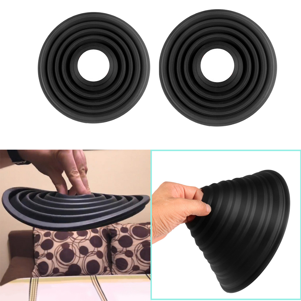 Collapsible Camera Lens Cover Hood Silicone Anti-Reflective Photographer Tools