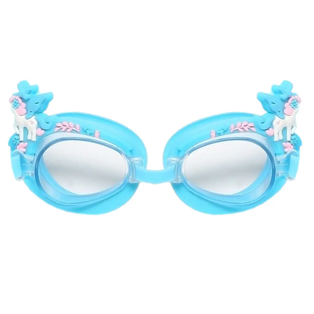 Kids Swimming Goggles Anti-Fog Waterproof Swim Glasses & Silicone Frame for Children - Select Colors