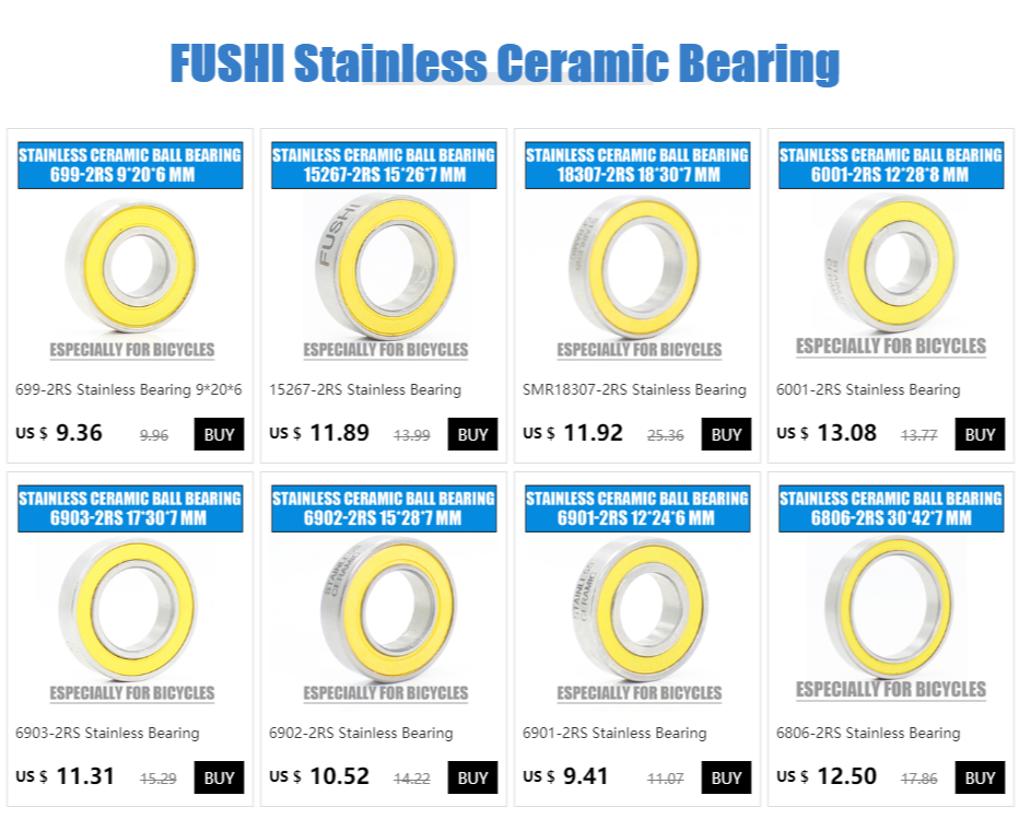 rolamento inoxidável, Hubs roda, 6803-2RS, ABEC-3, 6803 RS, 17, 26, 5mm, 1 Pc