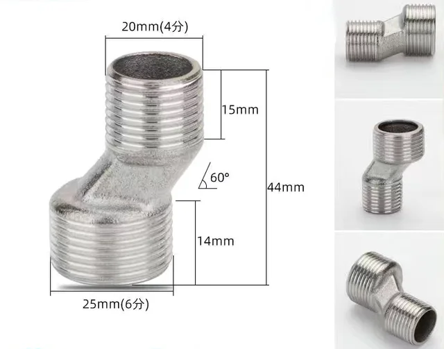 Stainless Steel 304 Reducing Union Pipe Fittings Tube Fittings RU 22MM*19MM  - AliExpress