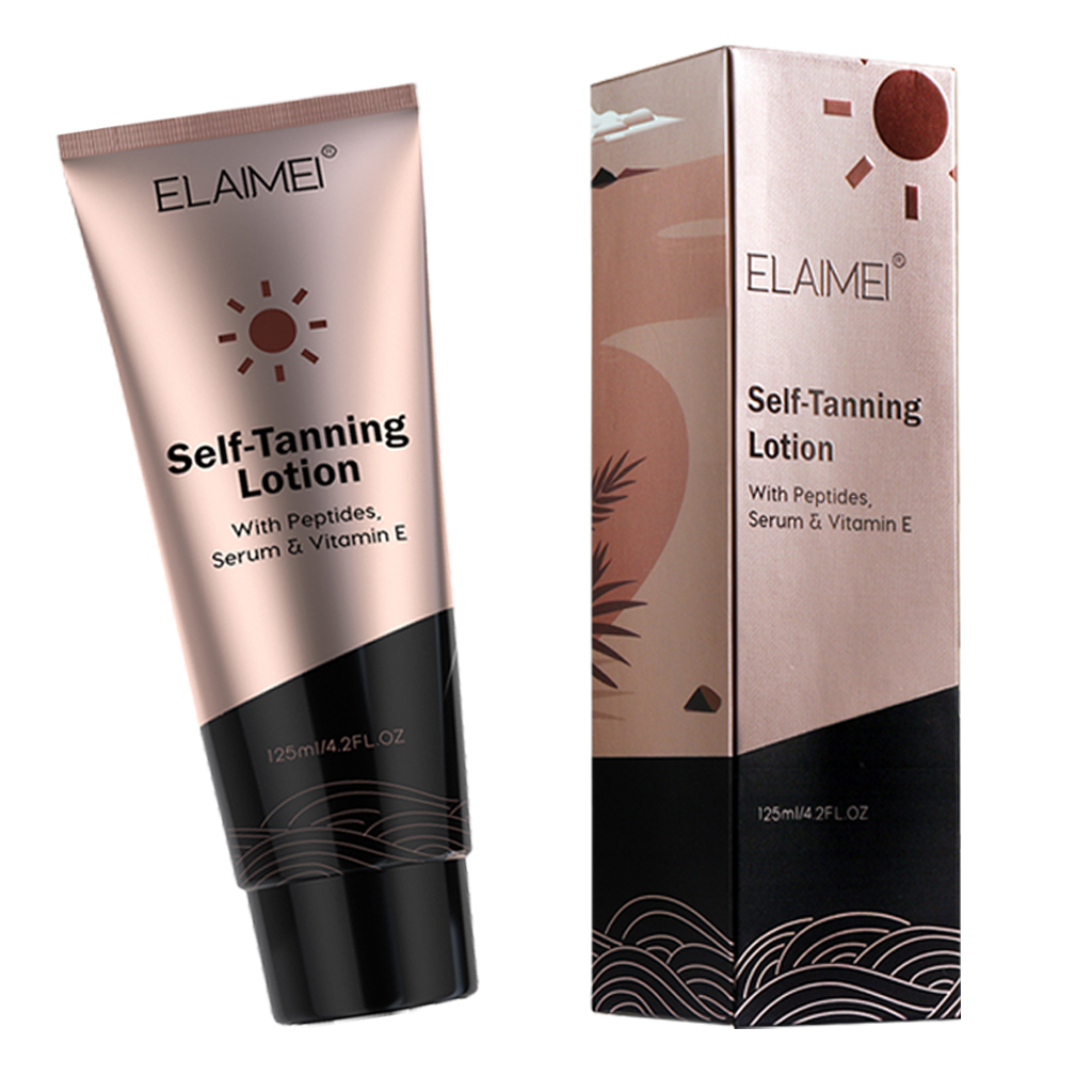 Self Tanner Lotion Organic Natural Bronzing Nourishing Self Tanning Lotion Beauty Personal Skin Care Sunless Body Bronzer 125 mL