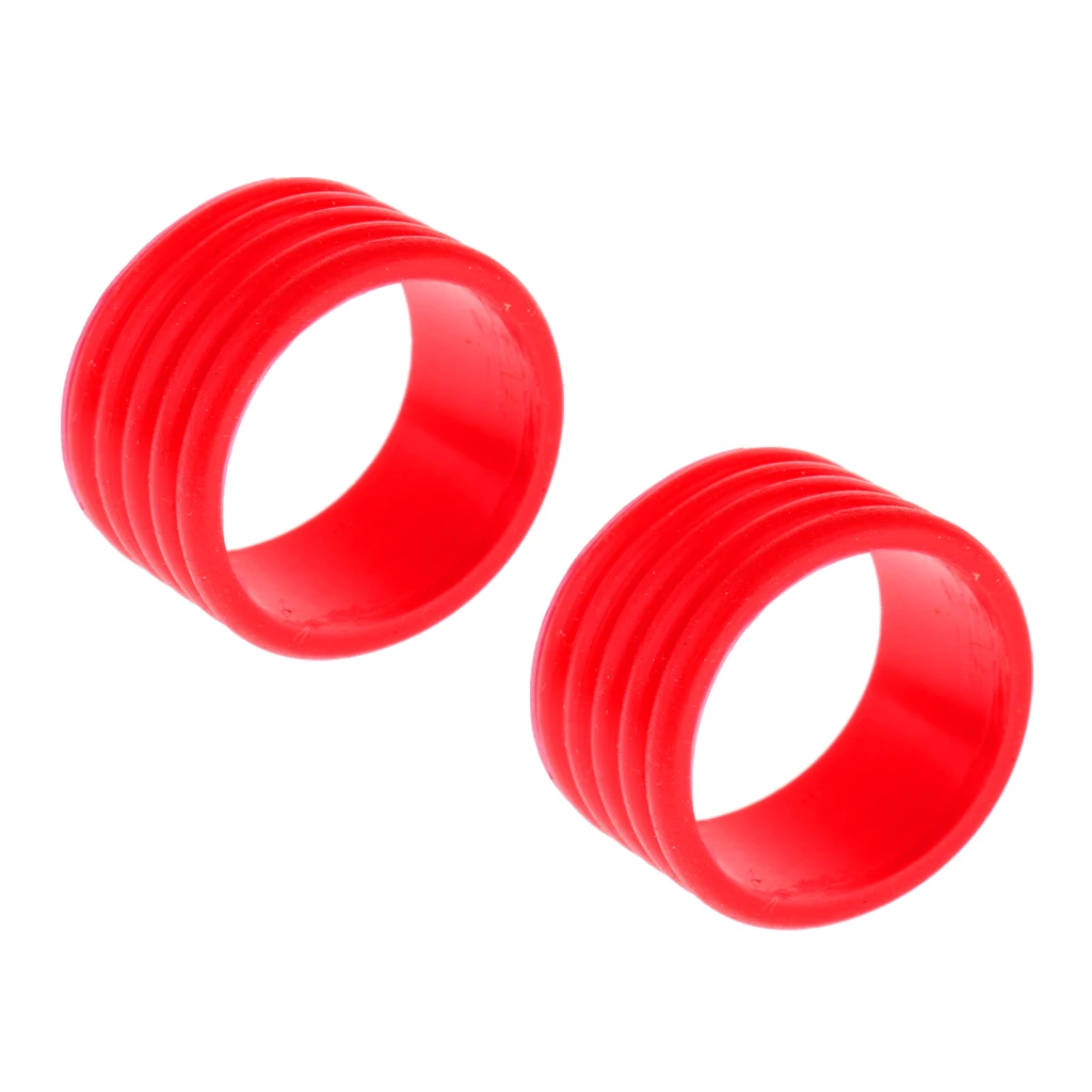 2 Pieces Indoor Games Sports Badminton Tennis Racket Grip Silicone Ring Protector Overgrip 5 Color Tennis Protection Accessory