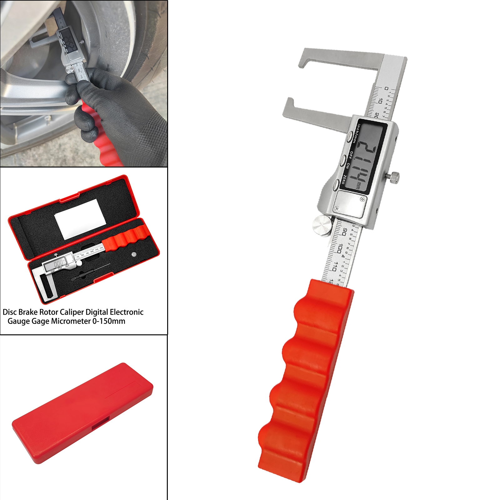 Brake Discs Vernier Caliper Digital Electronic Gauge Micrometer 0-150mm Meet the quality standards, tested before shipment