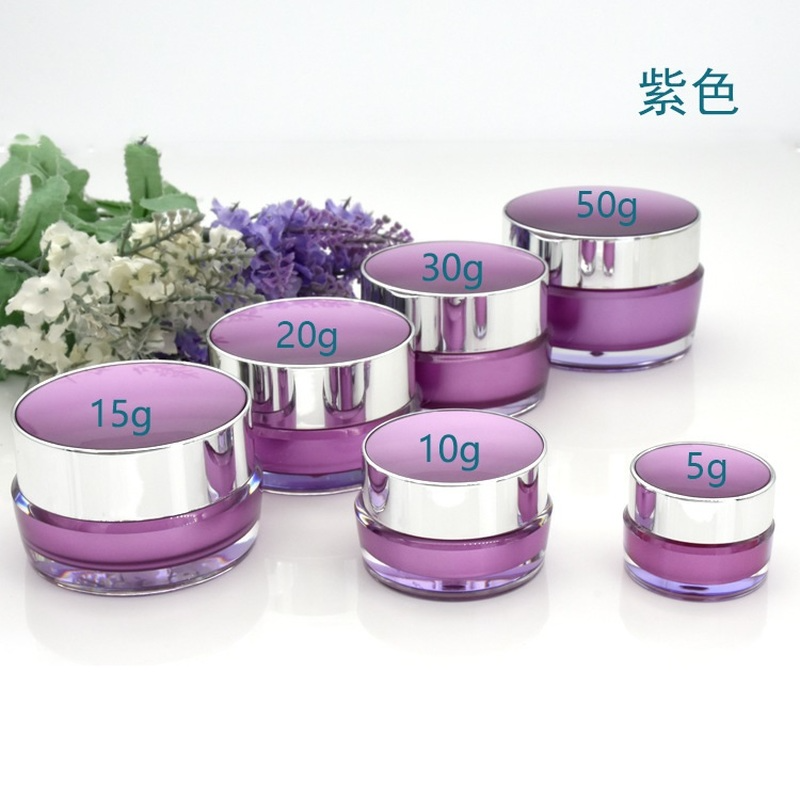 Best of 5g-50g Eye Cream Jar Face Cream Bottle Plastic White Purple Green Pink Gold Eyeshadow Box Thickened Cream Box Cosmetic Container Reviews & Tips