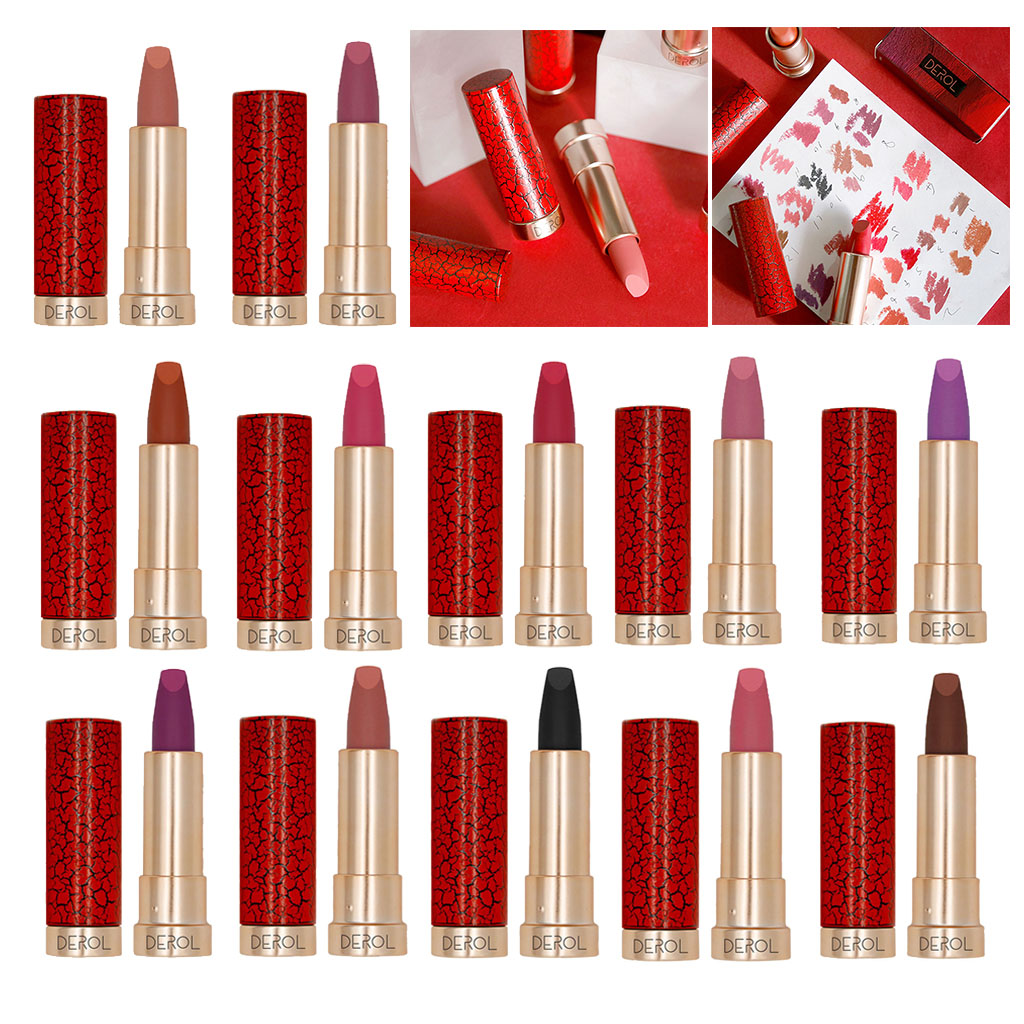Long-Lasting Matte Lipstick Set, Multi Colored Featuring Full-Pigment Lip Color With A Smooth, Ultra-Matte Finish