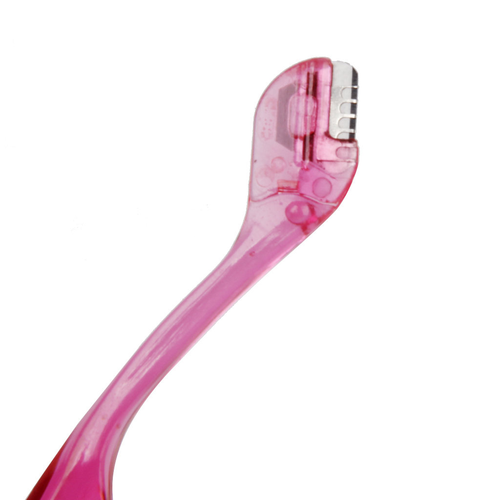 2pcs Eyebrow Trimmer, Stainless Steel Eyebrow Razor Shaper for Men and Women,