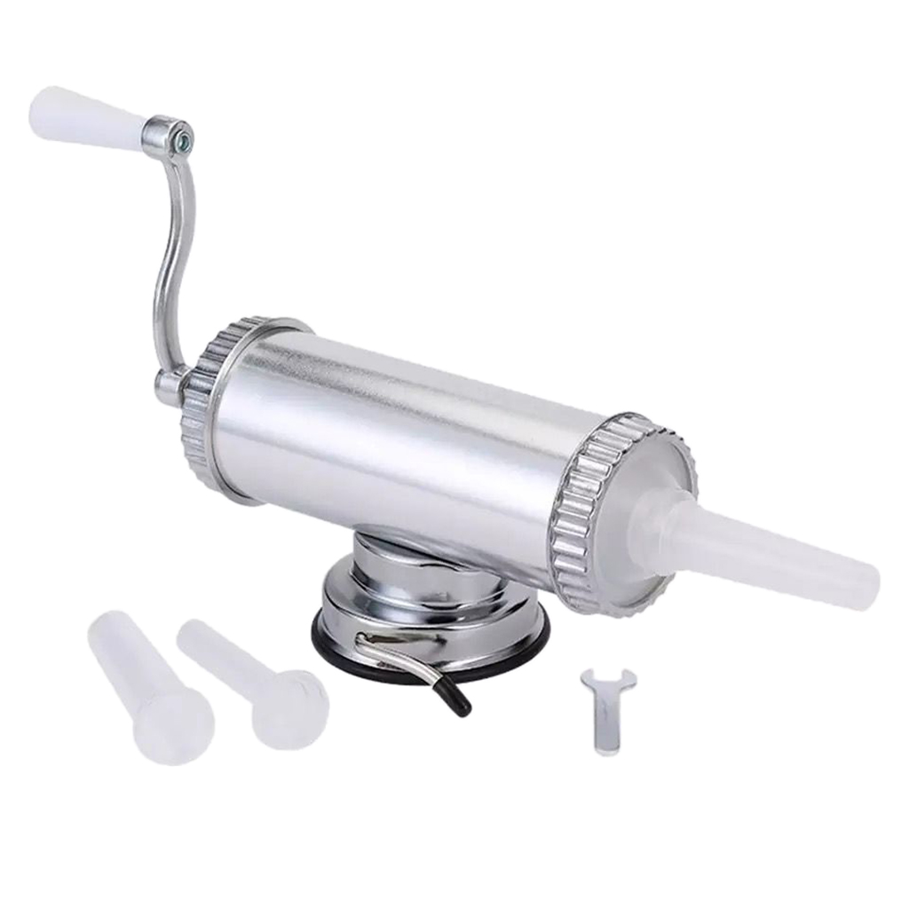Homemade Kitchen 2 LBS Sausage Maker Meat Stuffer Filler Saugage Press