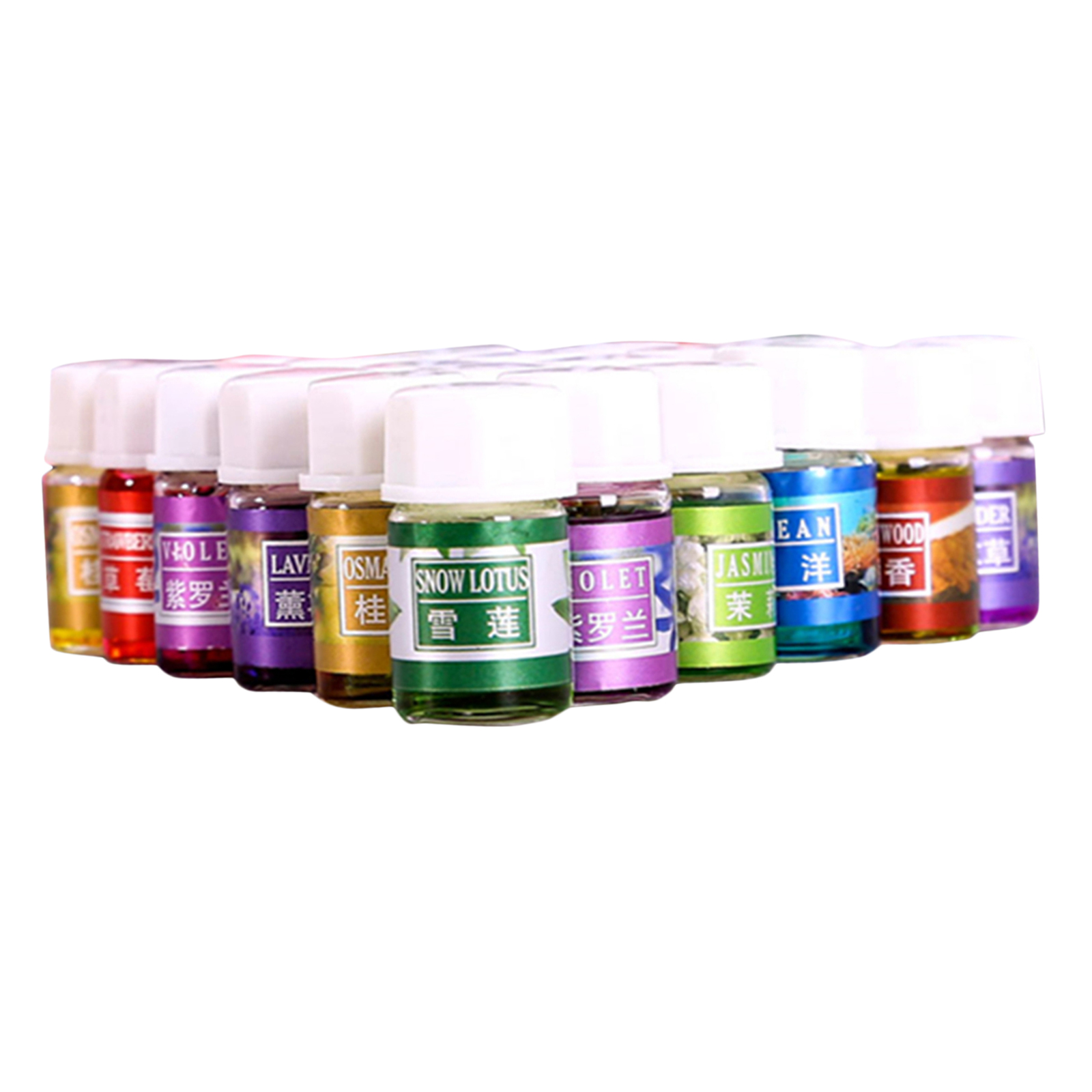 36 Bottles Essential Oils Humidifier Massage Aromatherapy Oil Natural Lavender Jasmine Snow Lotus Violet Carnation Fragrance Oil