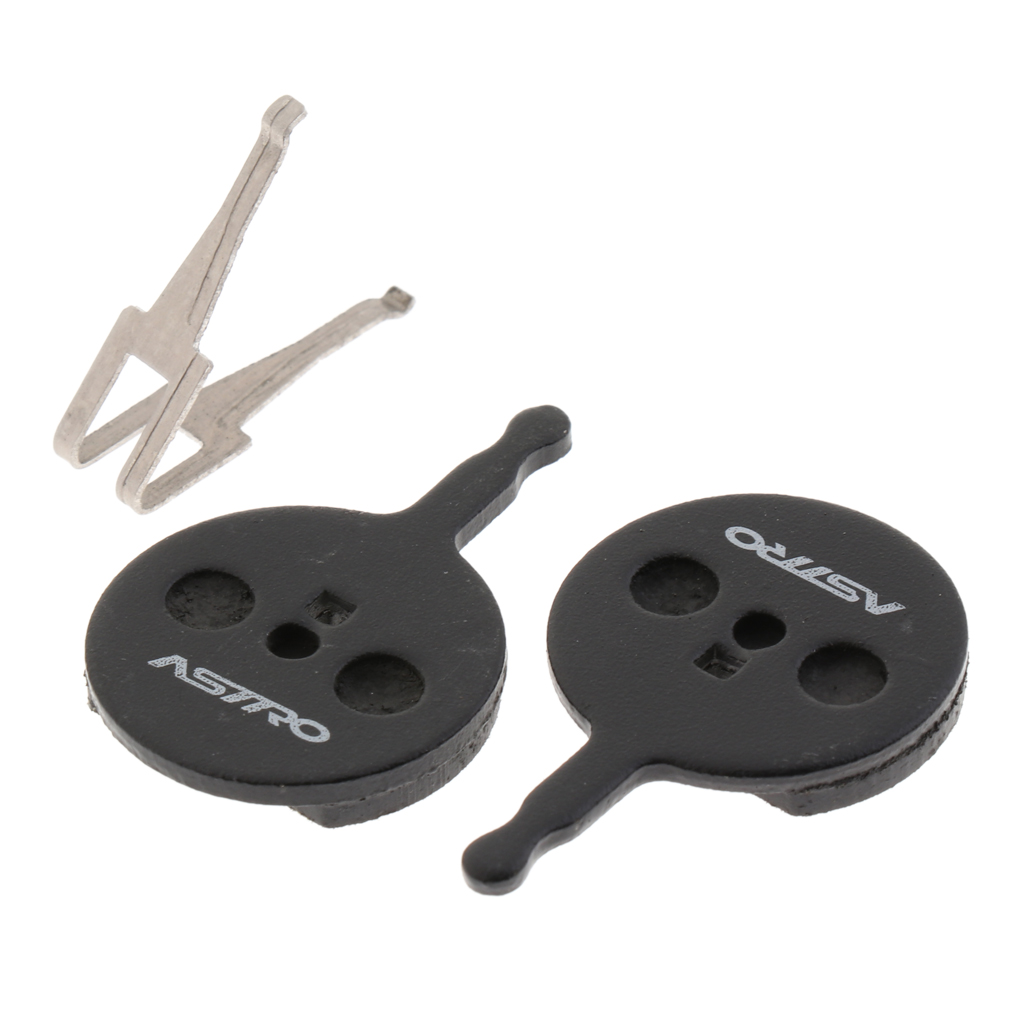 Bicycle Bike Disc Brake Pads with Resin Base and Metal Plate for MTB BMX Bikes