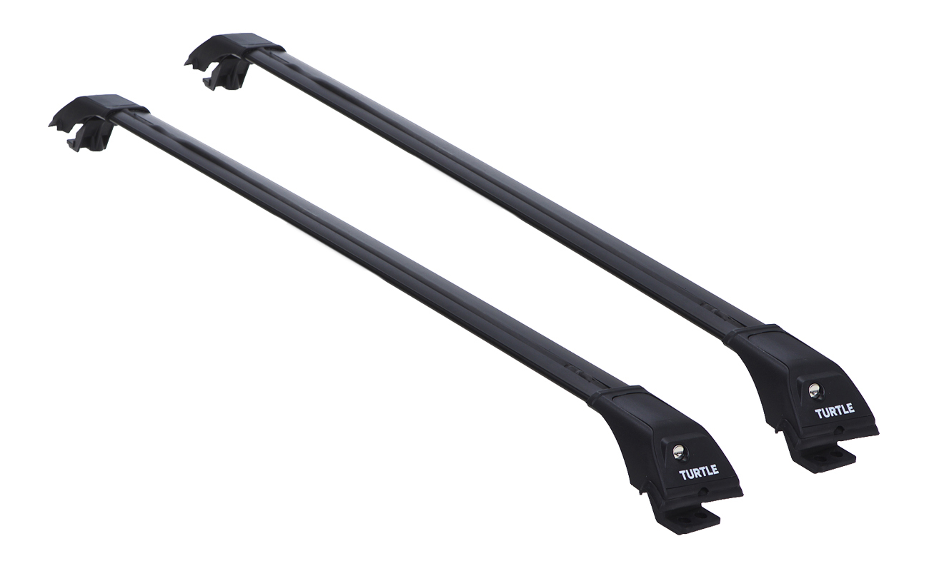 Рейлинги turtle air-2 106 см (черный). Багажник на крышу turtle air 1. Багажник в сборе turtle tur. B на интегрированные рейлинги. A2.