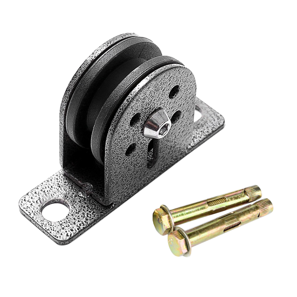 Solid Fixed Pulley Block Home Soundless Swivel Lifting Rope Roller 300kg