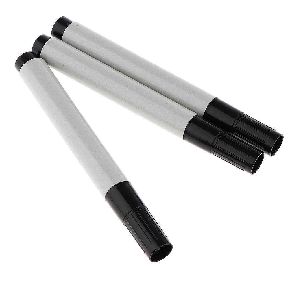 3 Piece 4.5mm Flat Tips Grey Watercolor Fluorescence Oil Acrylic Paint Marker Pen Ink Fountain Refills Empty Blank Pen Tube