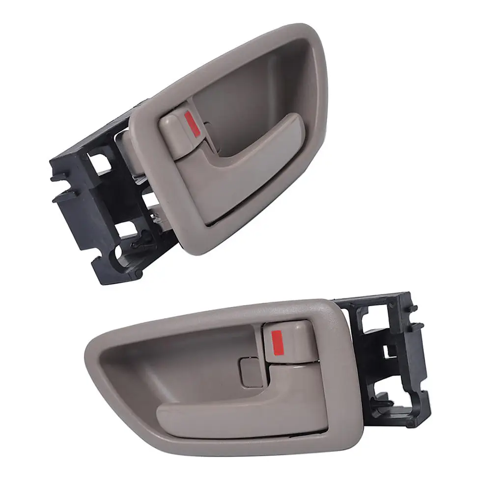 For 00-04 TOYOTA Inside Beige Front/Rear Left Right Side Door Handle Brown Gray 2 Pairs