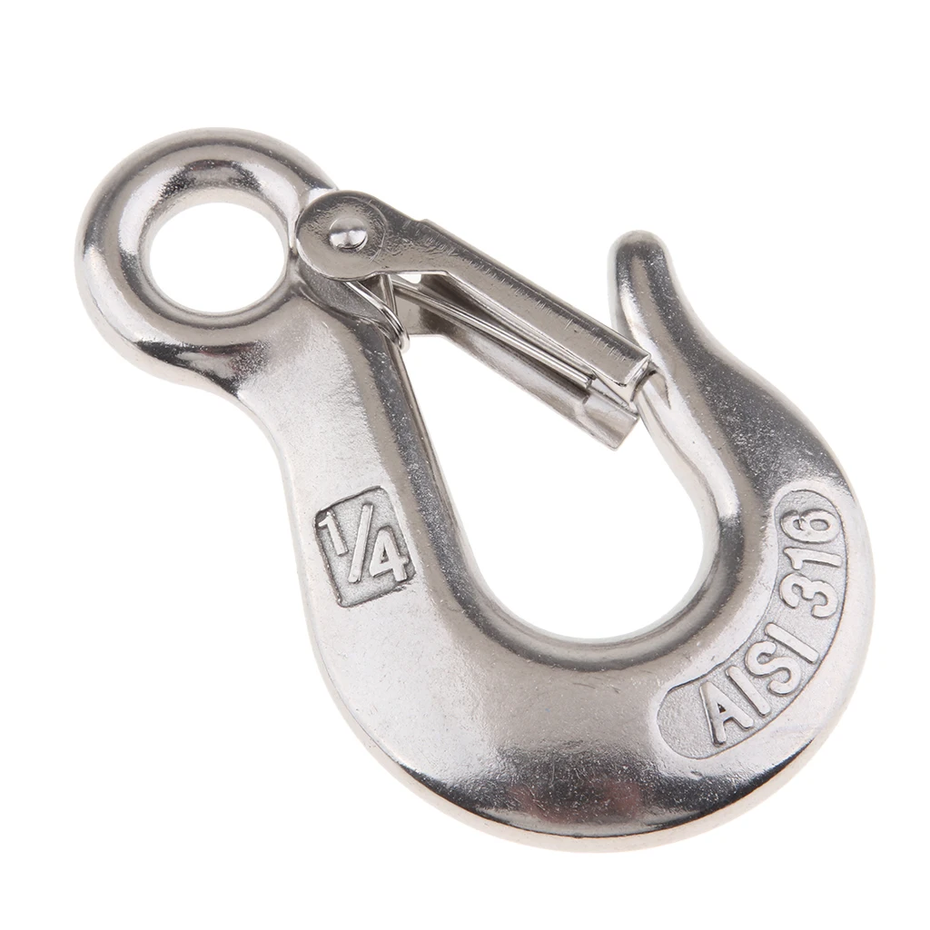 BA Products Qty 4 11-12G7SHL-x4 1/2 Grade 70 Clevis Slip Hook w/Latch for 1/2 G70 Chain 