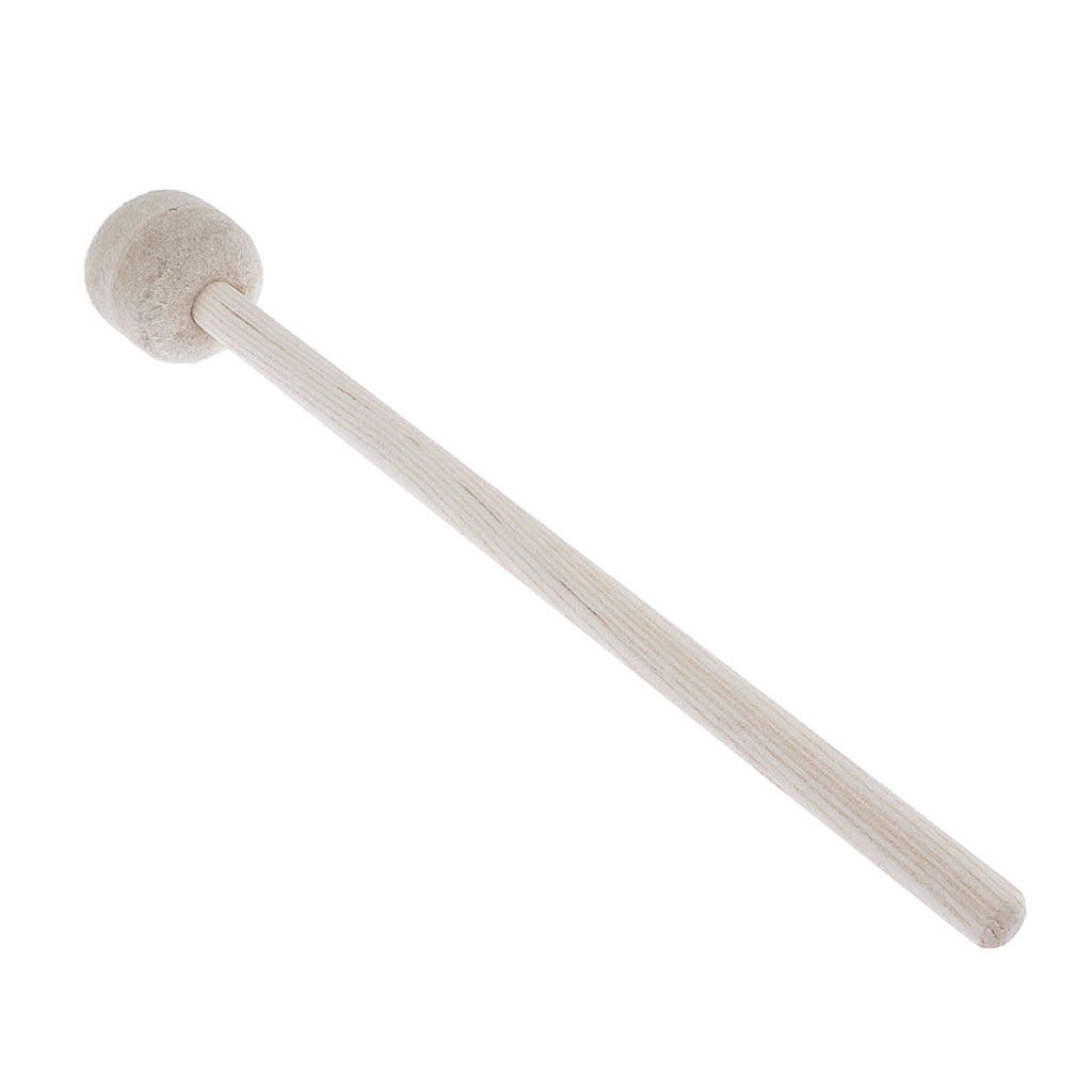 Magideal Tenor Drum Mallets 1.8 Inch Felzfell for Bass Drum Percussion Accs