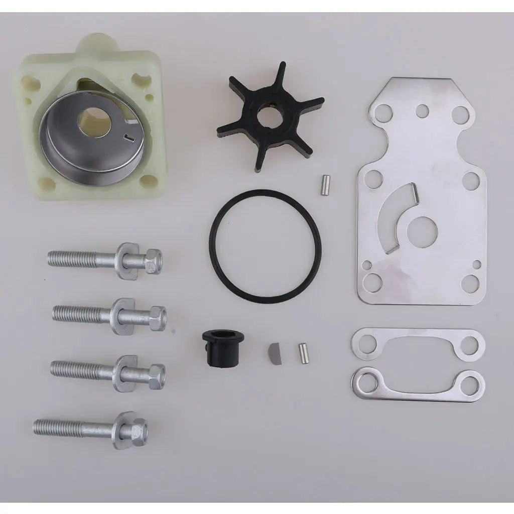 Boat Water Pump Impeller Repair Kit For Yamaha F15-F20 Outboard Pump 6AH-W0078-00-00 Higher Flow Rates & Cooling Flow