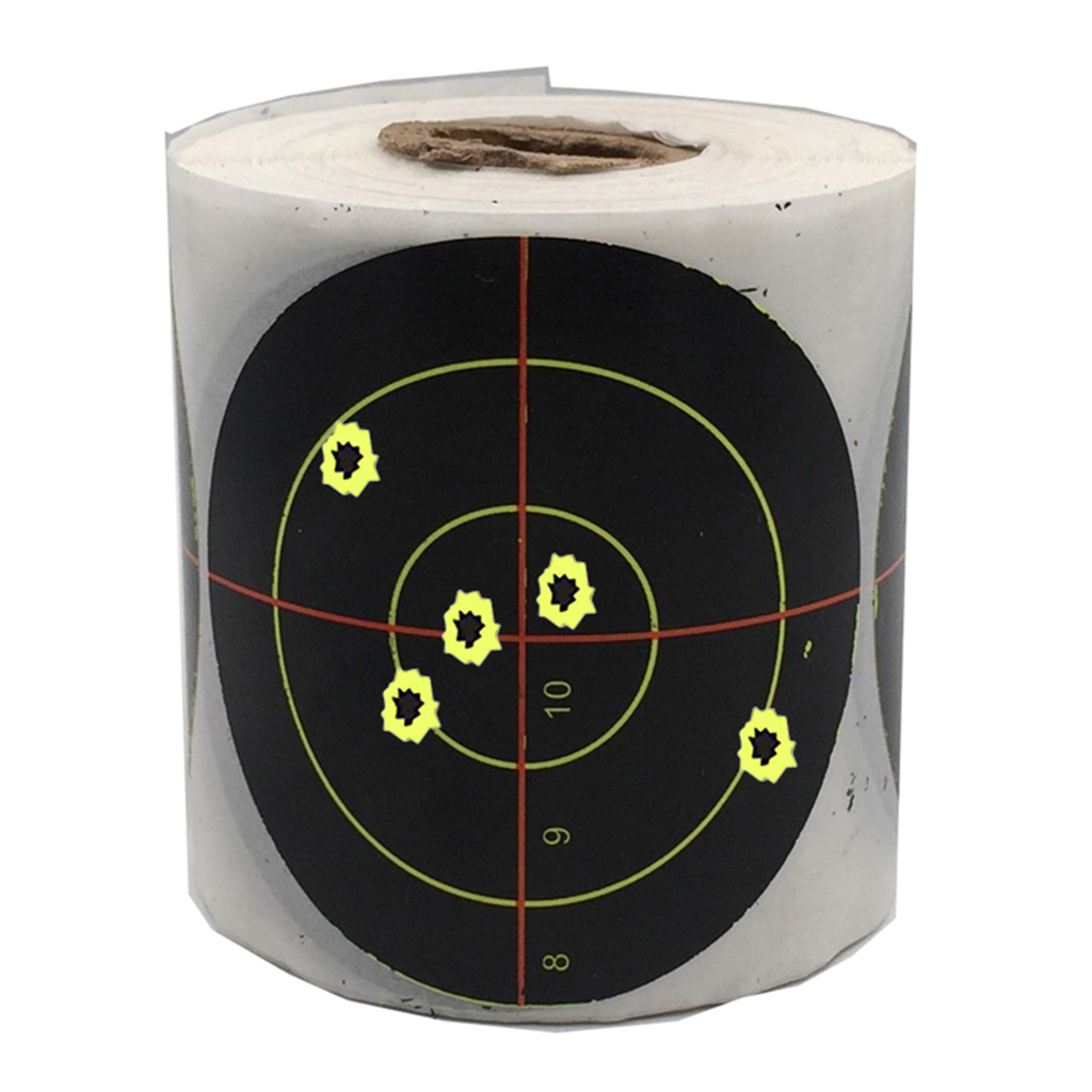 250pcs High Visibility Reactive  Shooting Paper Target Stickers