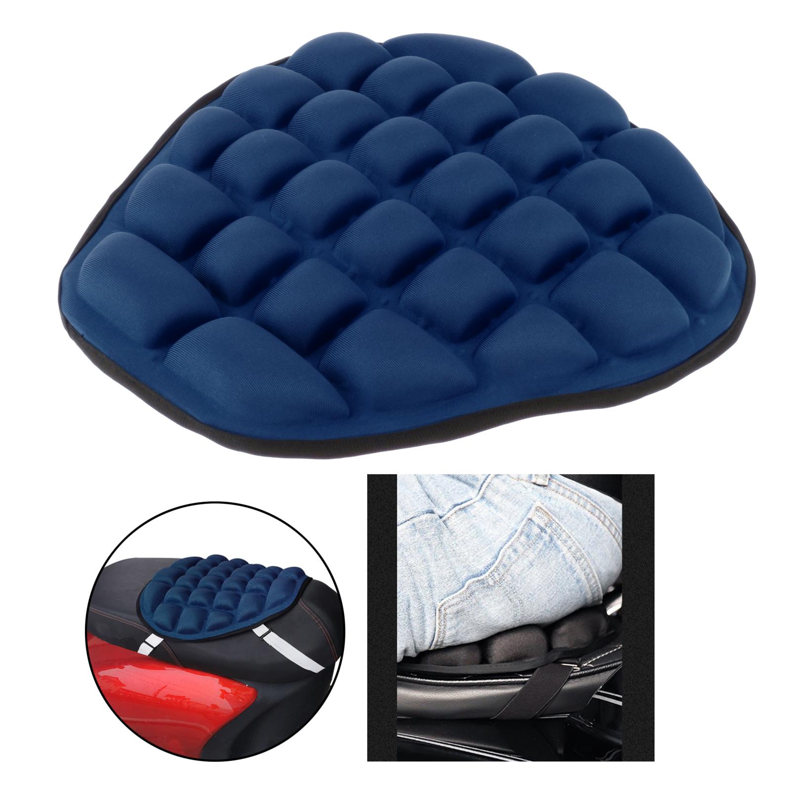 Motorcycle Pad Shockproof Breathable Air Seat Cushion TPU 3D Motorcycle Cushion Sun-proof Breathable Seat Pad Car Accessories