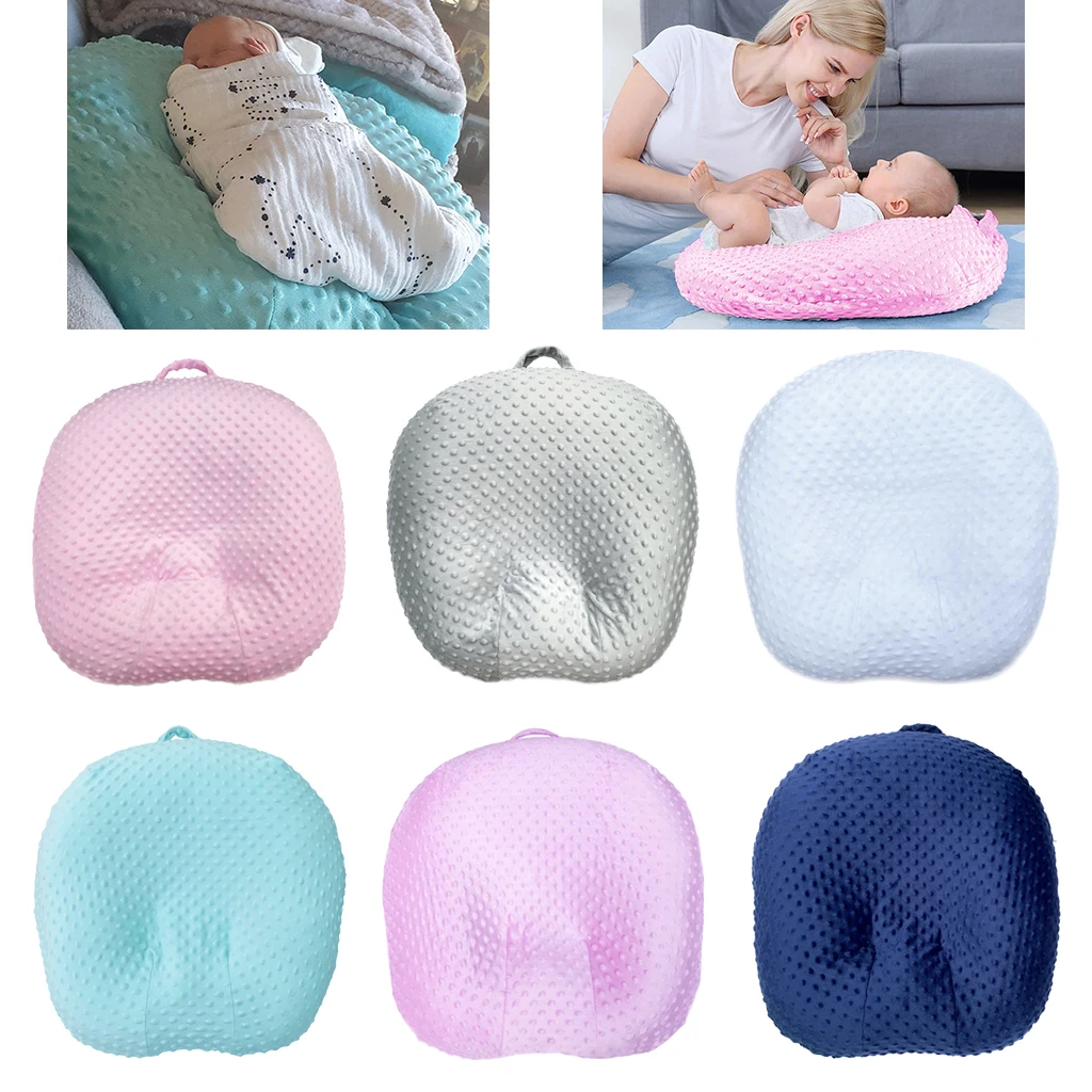 Soft Comfortable Fabric Breathable Baby Lounger Pillow Nest Cover Infants Newborn Crib Cushion Mat Slipcover