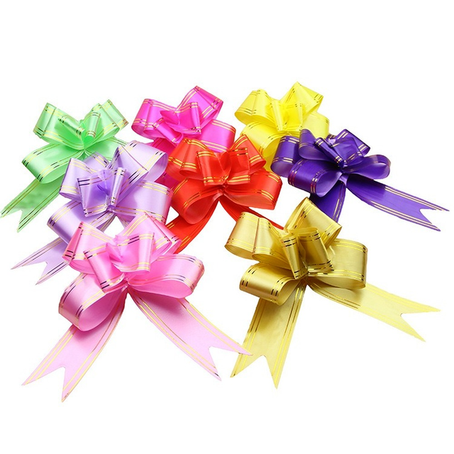  VALICLUD 300 Pcs Self-Adhesive Star Flower Colorful Bow  Christmas Gift Pull Bows Ribbon Pull Bow Ribbons for Flower Bouquets Gift  Bows for Gift Wrapping Baby Wedding Decorative Items : Health 