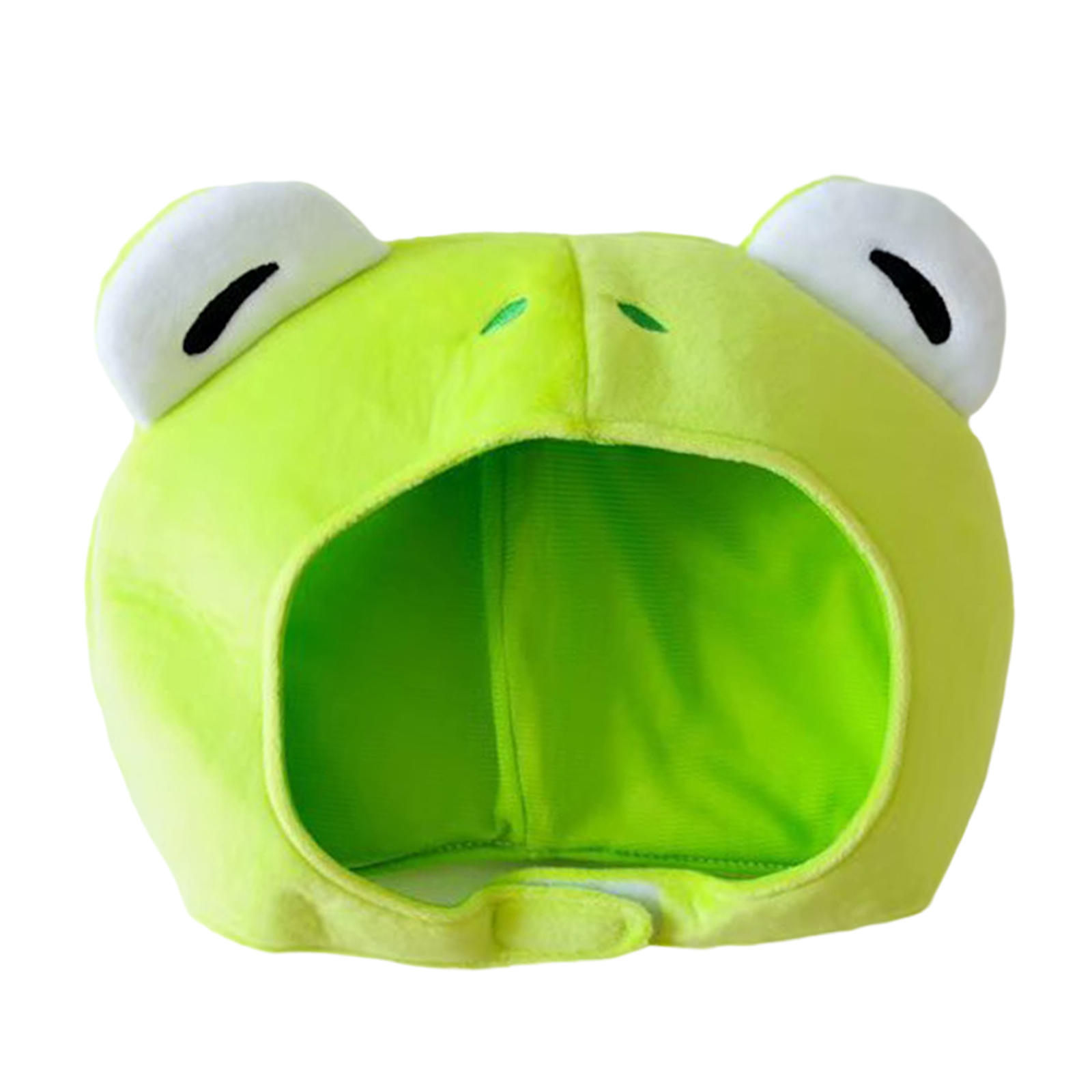 Plush Frog Hat Dress up Animal Big Ears Cute Funny Novelty Cartoon caps Photo Props for Winter Skiing Halloween Cosplay Adults