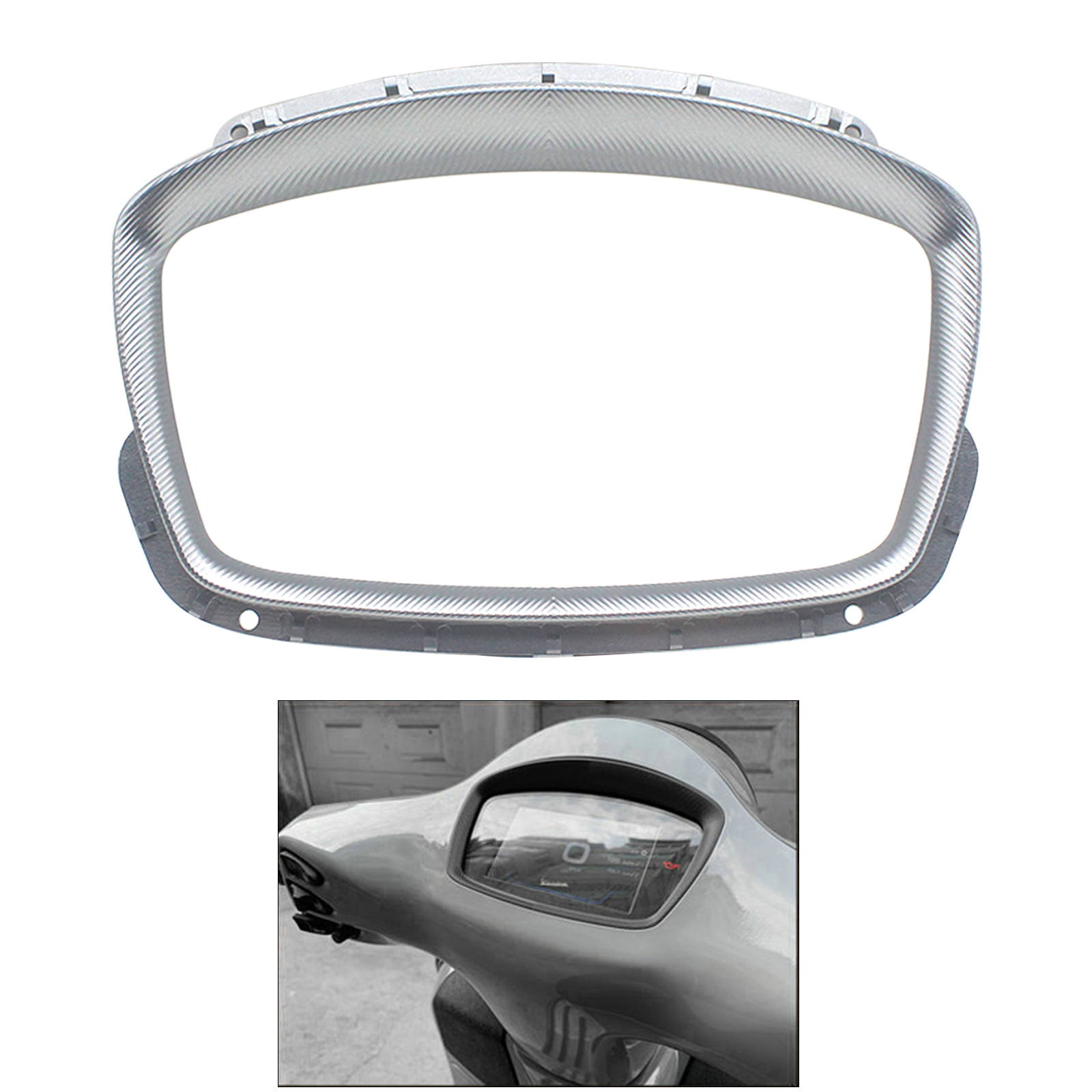 Motorcycle Speedometer Cover Speedometer Visor Display Protection Shell for Vespa GTS 250 300 Replacement Durable Parts