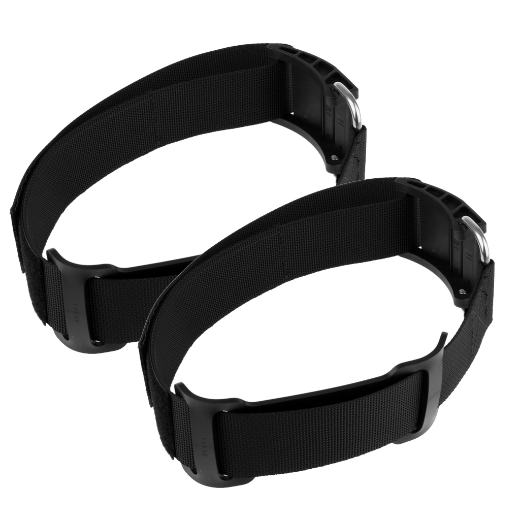 2pcs Durable Scuba Diving Tank Band Cam Strap Carrying Bottle Holder Retainer