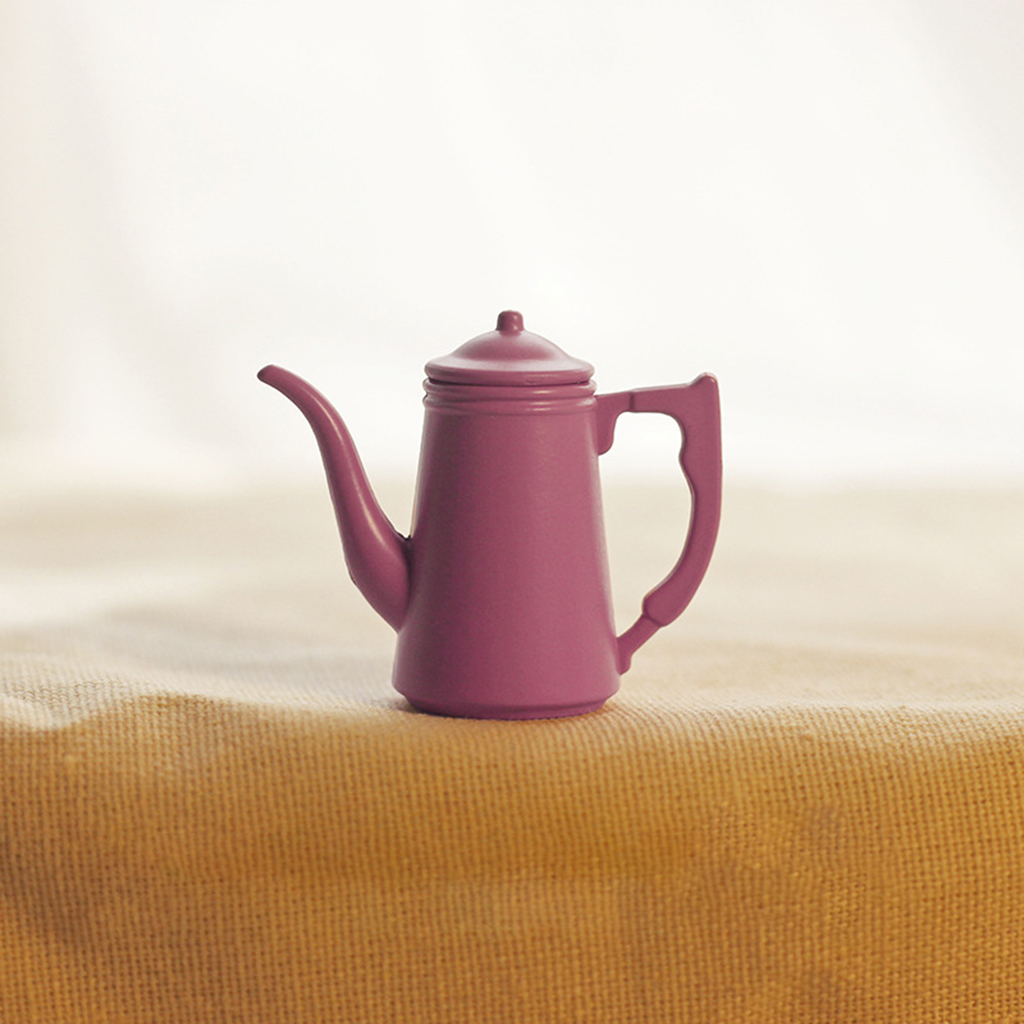 1/12 Scale Miniatures Doll House Kettle Mini DIY Doll Tiny Life Scene Dinning Room Decoration Accessories Children Toys