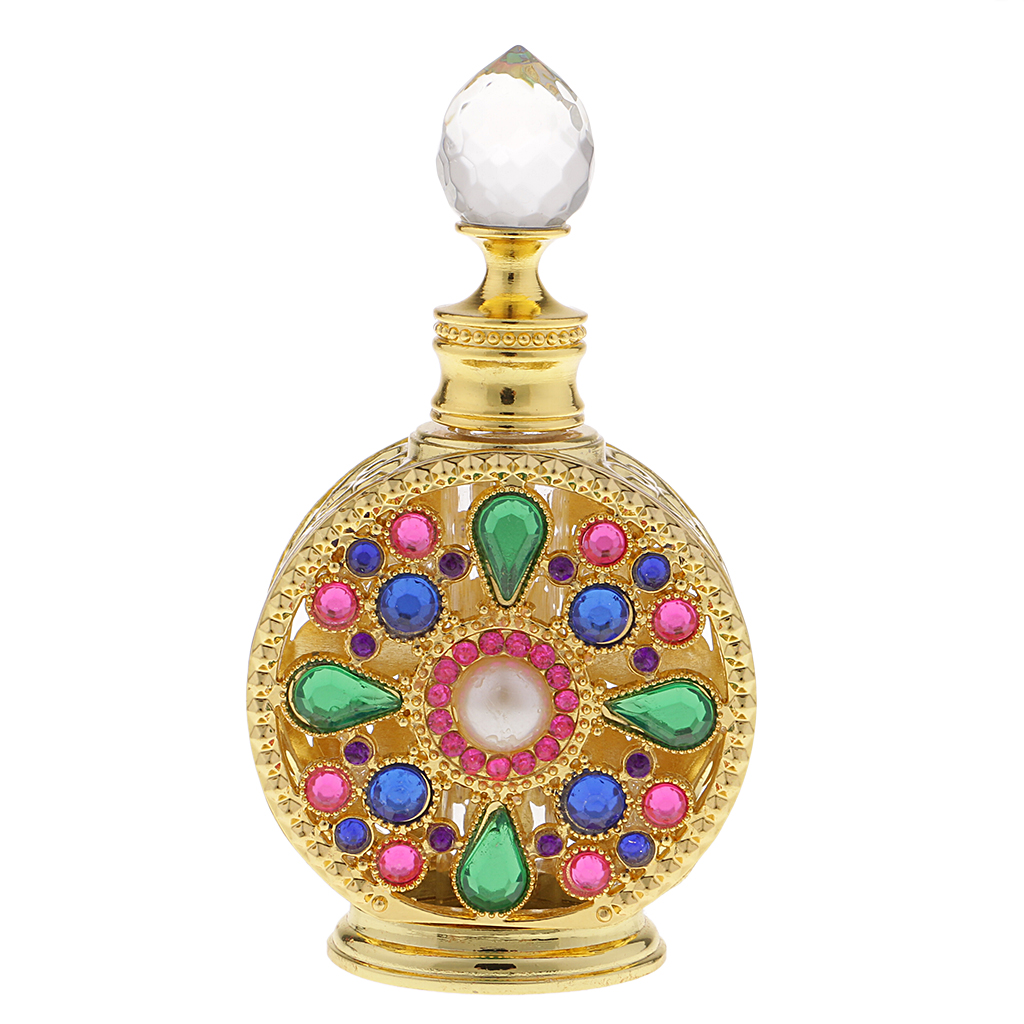 Vintage Empty Glass Perfume Bottles Atomize Women's Makeup Accessory