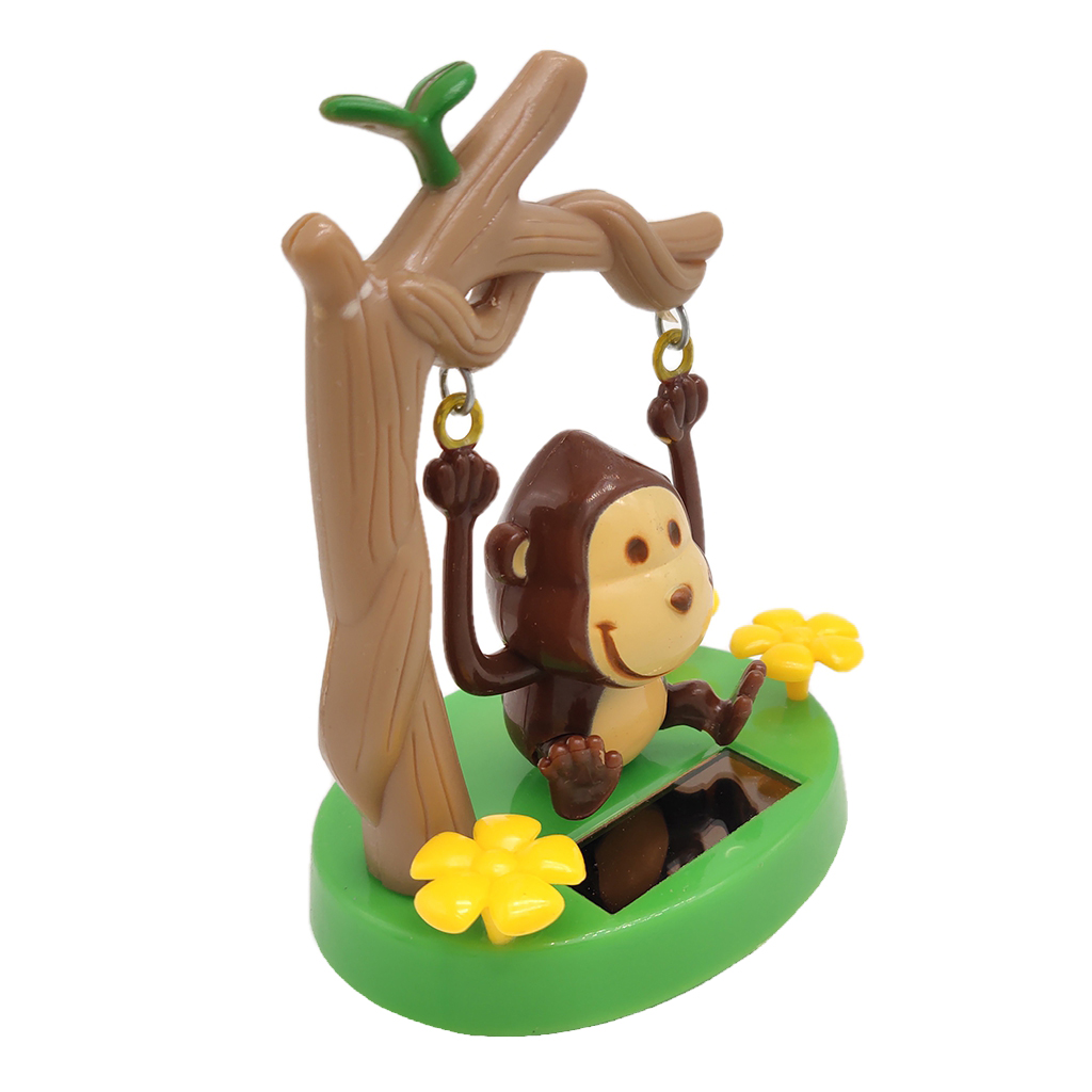Solar Dancing Toy Monkey Solar Powered Dancing Dolls Swinging Animated Bobble