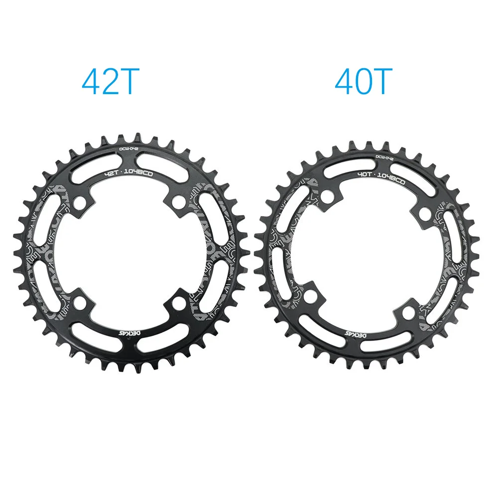 BCD104 Single Chainring 40T Narrow Wide Teeth 1 x System Bicycle Chain Ring 