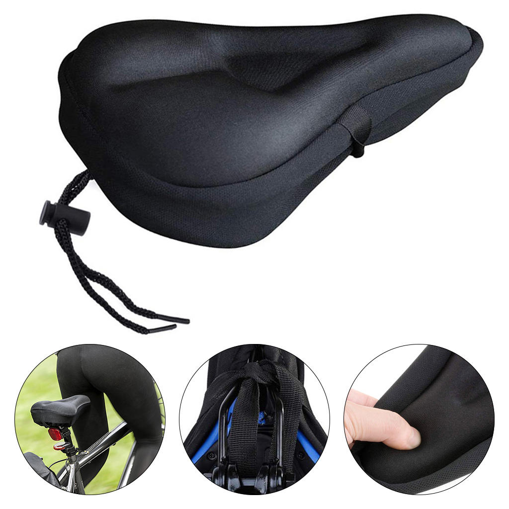 Title 4, Bike Seat Cover Bicycle Padding 3D Soft Gel Sad...