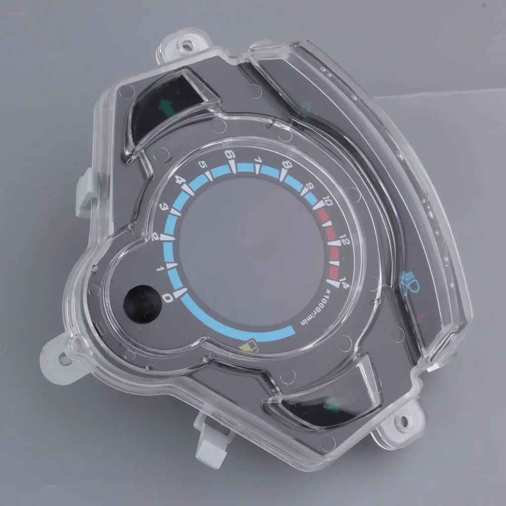 14000rpm Motorcycle Universal LCD Digital Speedometer Tachometer Odometer
