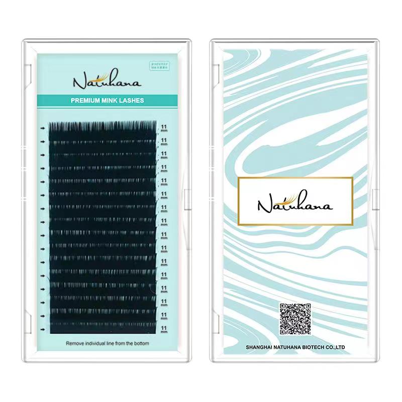 Best of NATUHANA 5 Cases / Lot 16rows Eyelash Extension Premium Matte Black Individual Mink Natural Soft False Lashes Makeup Cilios Reviews & Tips - Image 5