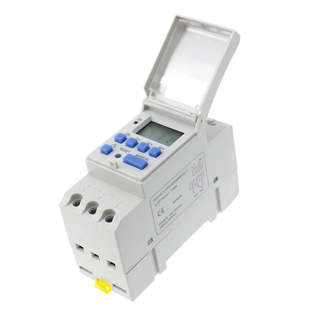 Digital Electronic Timer Switch Relay Control 220V Manual Electric Programmable Power point Weekly 7 Days