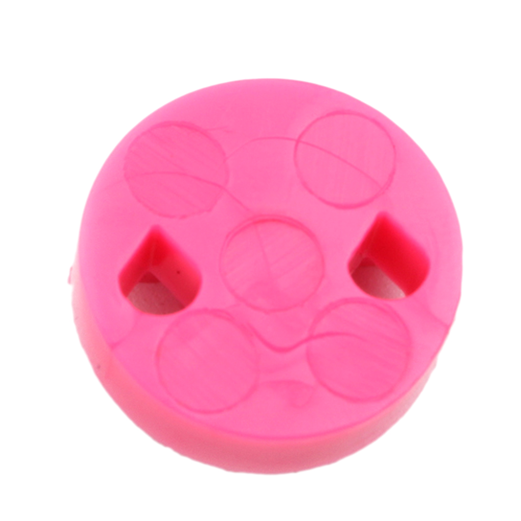 Professional Round Rubber Violin Fiddle Mute Sordine Silencer Pink