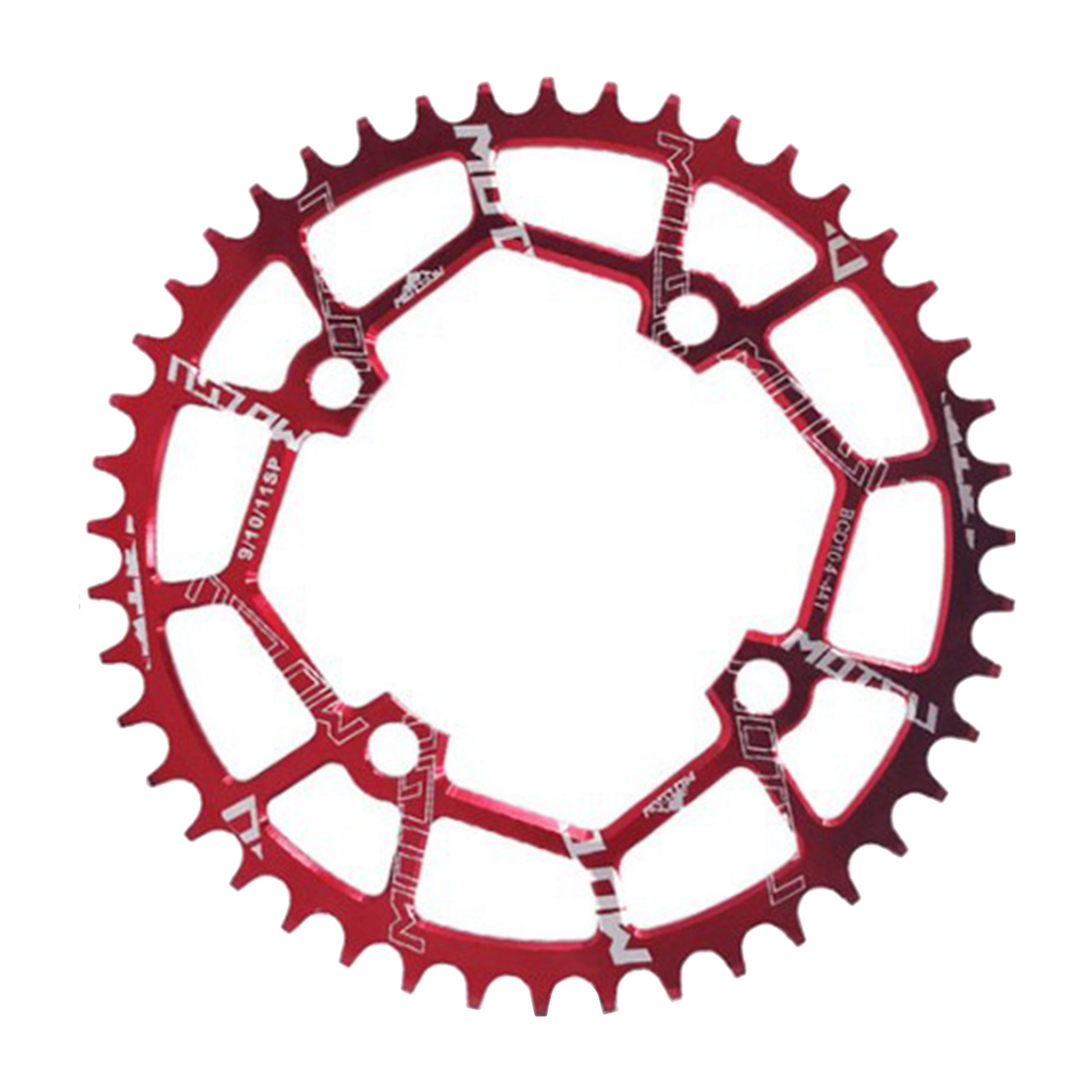 Ultralight Bike Chainring 40T~52T Single Speed Narrow Wide 104BCD Chainwheel Round Chain Wheel Component Parts