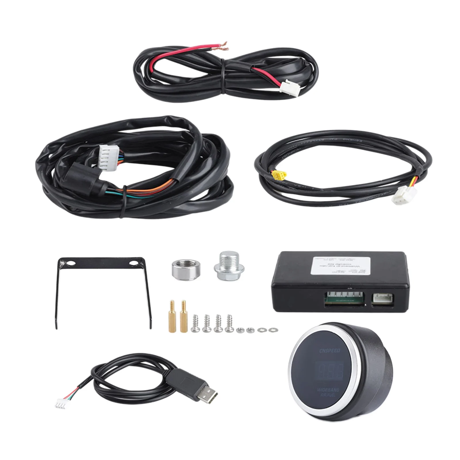 Digital Wideband Air / Fuel Wide Band Ratio AFR Gauge Kit Includes  2-1/16