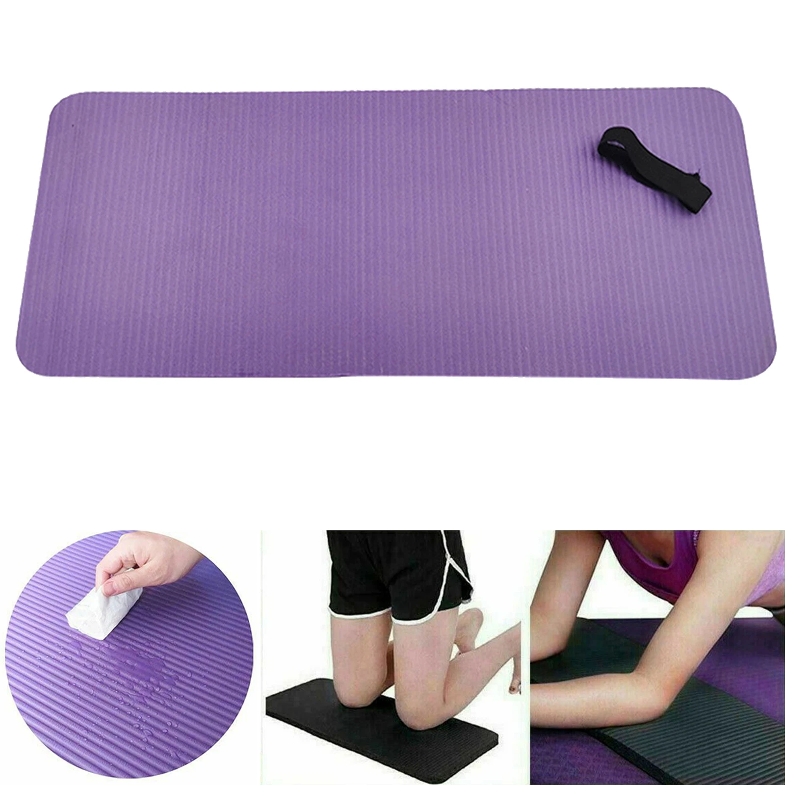 Yoga Mat Knee Pad Cushion Thick for Fitness Plank Pilates Travel Floor 