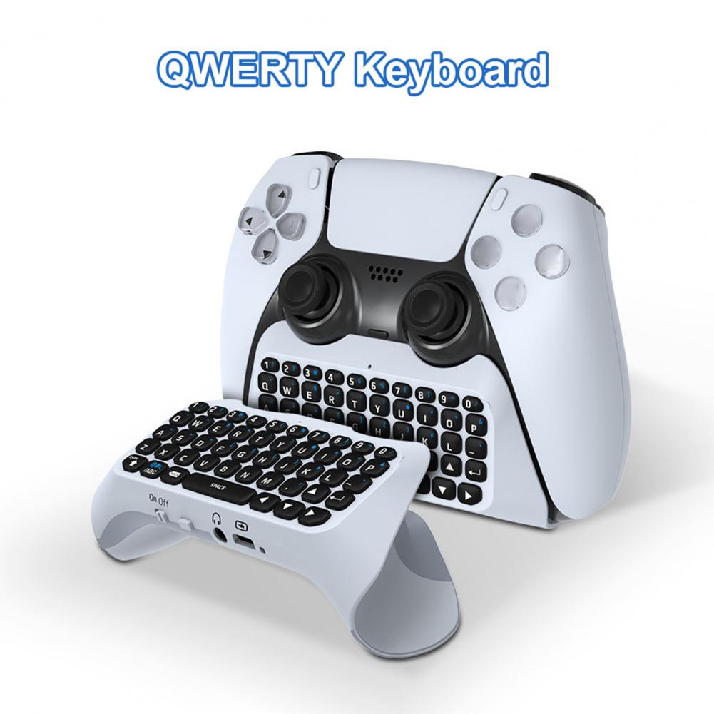 para acessórios dualsense controlador sem fio qwerty teclado externo bluetooth gaming teclado suporte de voz chat