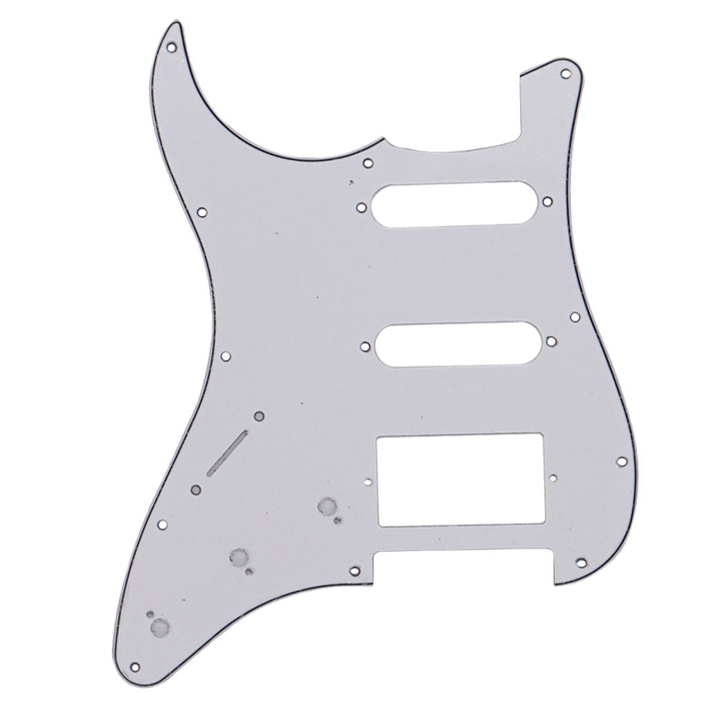 PVC 3ply Electric Guitar Scratch Plate Left Hand Musical Instrument Accessory