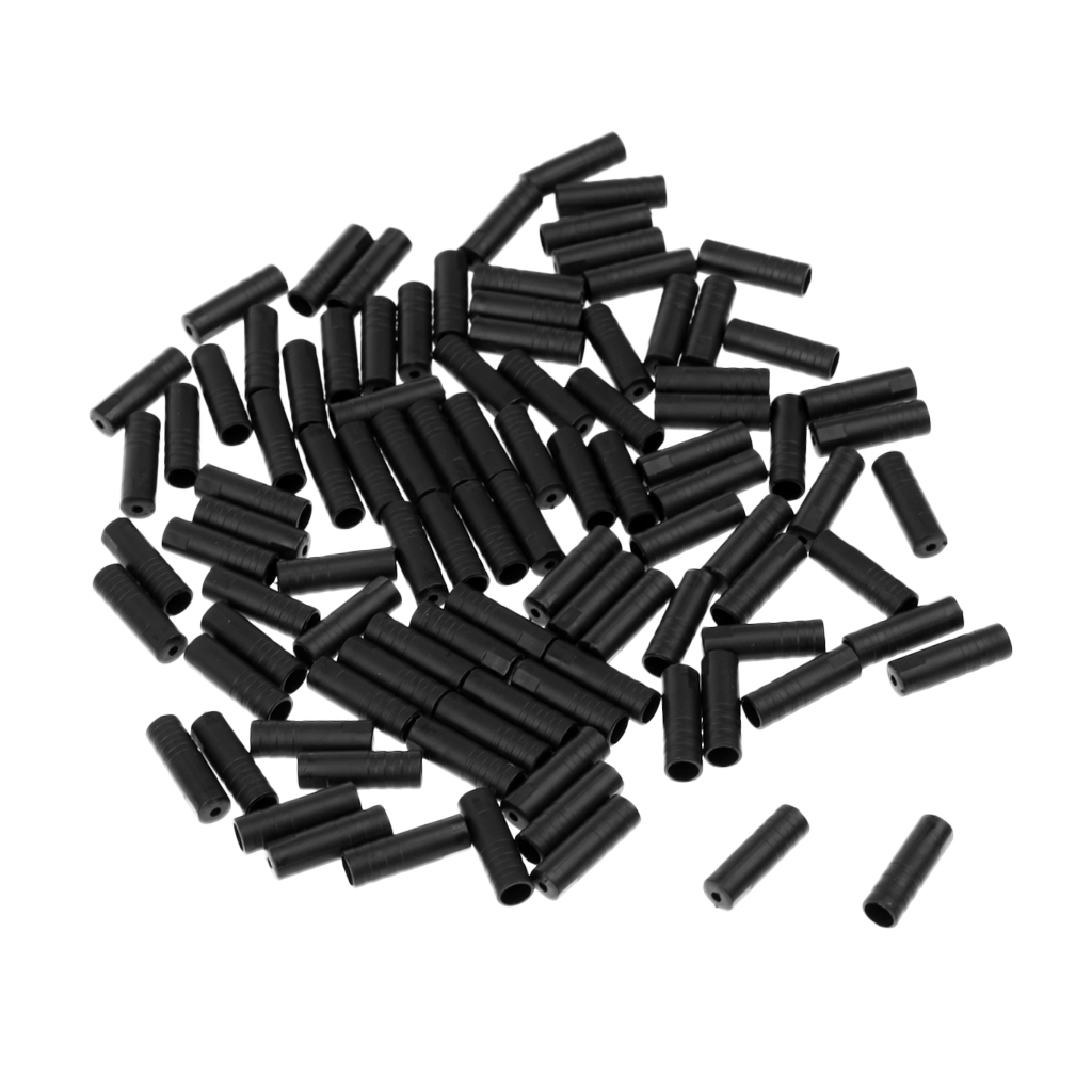 100Pcs Lightweight Shifter Ferrules Bike Bicycle Cycling Shifting Cable End Tube  Housing Ferrules
