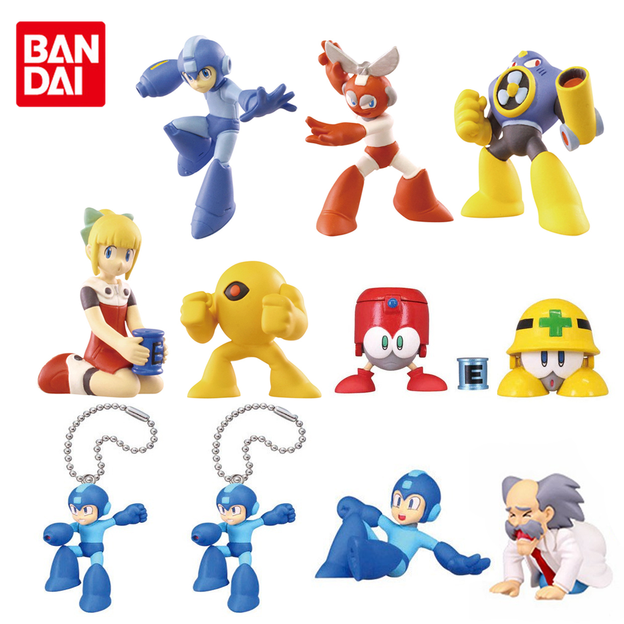 Bandai подлинный гасяпон, Rockman, мега-человек, воздушный Человек, робот-демон,  аниме экшн-фигурки, коллекционные украшения, игрушки-талисманы | AliExpress