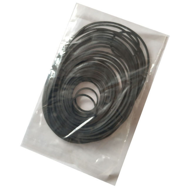 Lot De 50 Courroies Plates En Caoutchouc Pour Lecteur Cassette - Diamètre 25 Mm, épaisseur 1,1 Mm - Pièces De Rechange