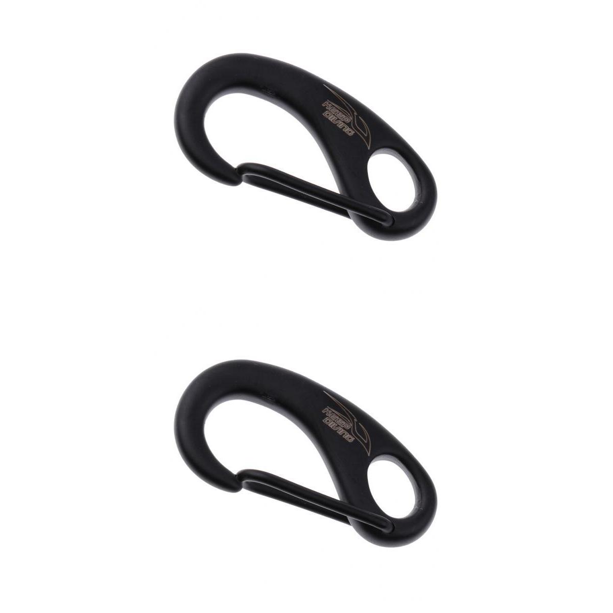 2x Scuba Diving Snap Clip Carabiner Snorkeling Carabiner Keychain Egg Shaped
