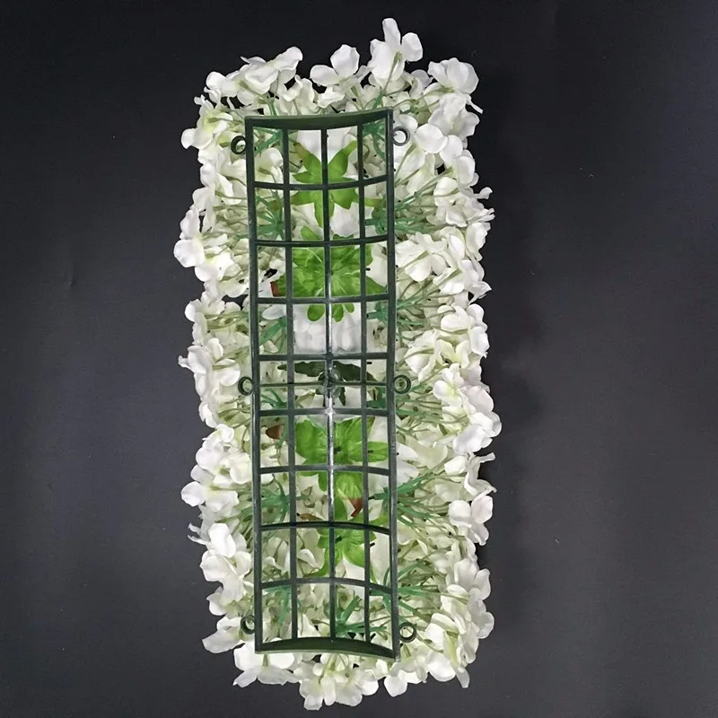 Fake Flower Wall Plastic Panels for DIY Decor Home TV Background 22x22cm