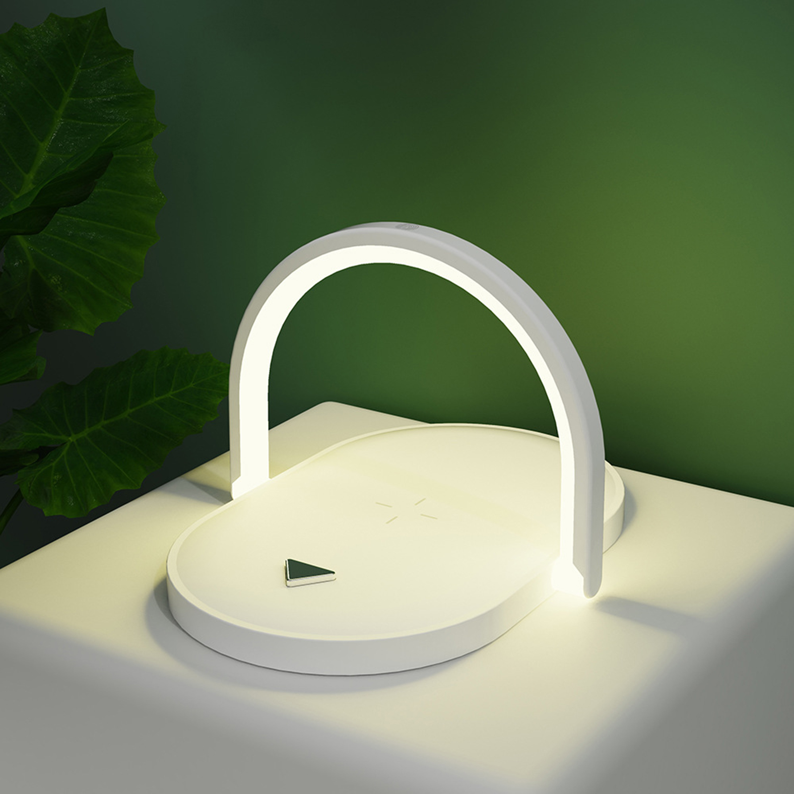 10W Qi Fast Wireless Charger Table Lamp Phone Holder Night Light Pad Phone Stand Desk Lamp