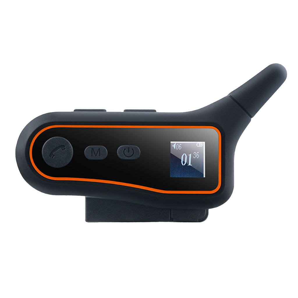 Motorcycle Helmet Bluetooth Headset Intercom 6 Riders 3000M Wireless Intercomunicador BT Interphone Fits For Open Face Helmet